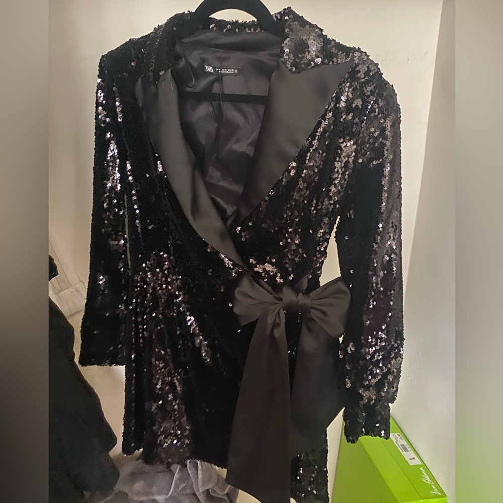 Zara Sequin Mini Dress